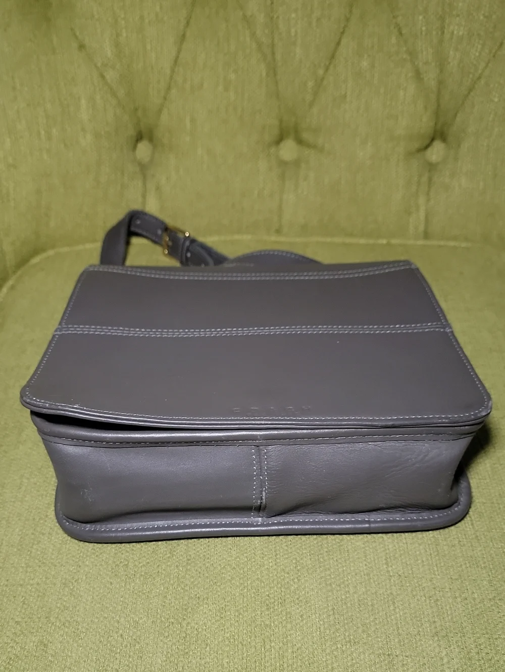 Coach Tribeca Gray Leather Crossbody Bag